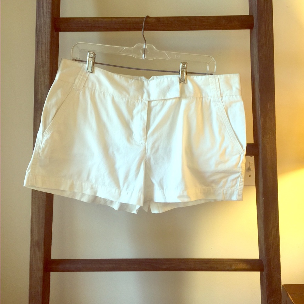 J Crew White Shorts